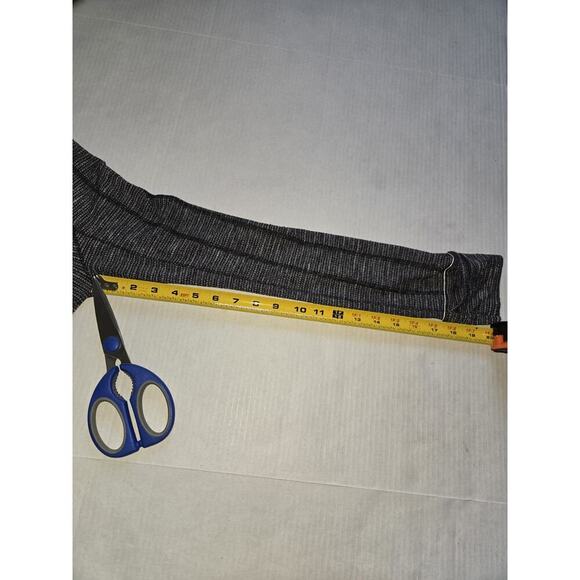 Lululemon Women Run Briskly 1/2 Zip Activewear Top Coco Pique Black White Size 6 - Picture 12 of 12